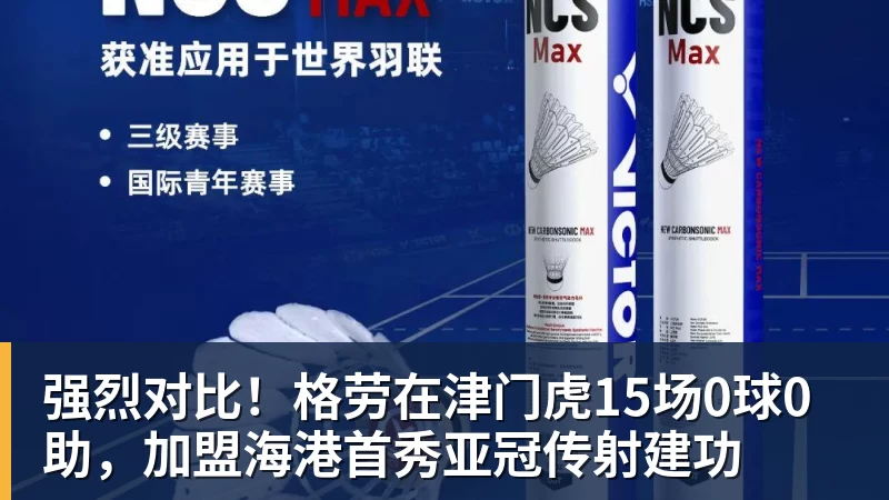强烈对比!格劳在津门虎15场0球0助,加盟海港首秀亚冠传射建功