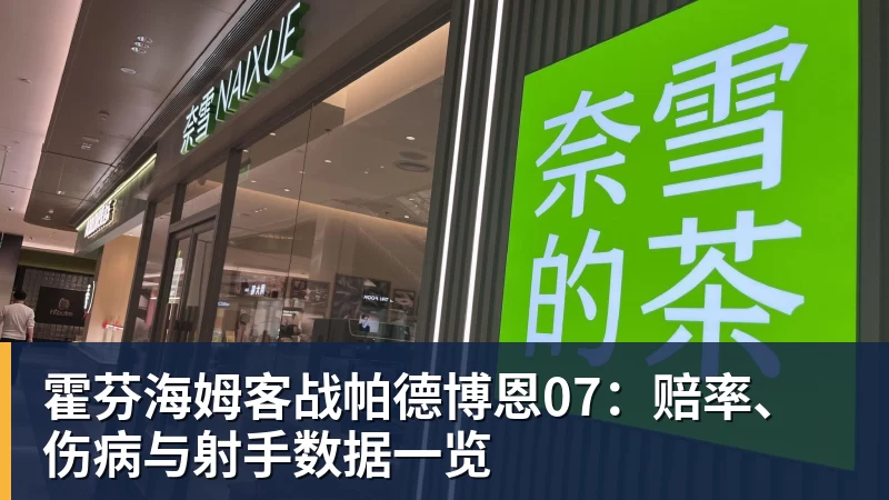霍芬海姆客战帕德博恩07：赔率、伤病与射手数据一览