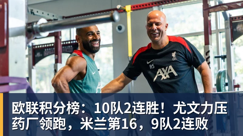 欧联积分榜:10队2连胜!尤文力压药厂领跑,米兰第16,9队2连败
